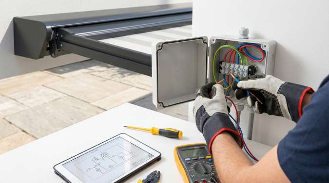 Comment brancher un store banne électrique en toute sécurité