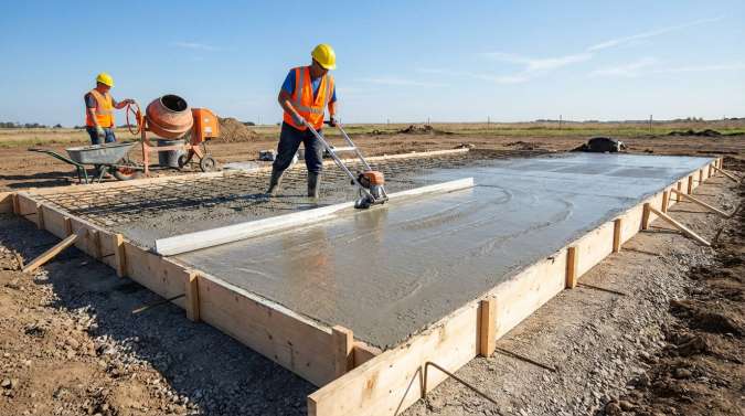 Réaliser une dalle béton robuste pour terrasse ou garage